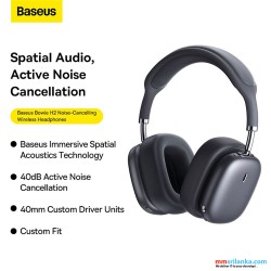 Baseus Bowie H2 Noise-Cancelling Wireless Headphone Grey